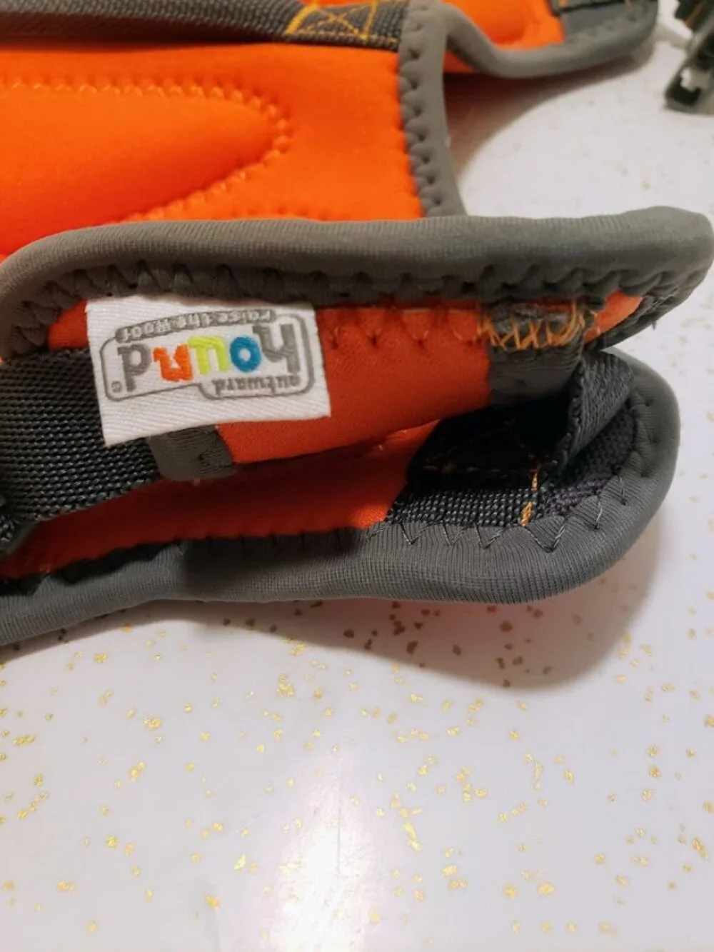 Outward Hound Orange Dog Life Jacket Vest Safety Harness Size XS